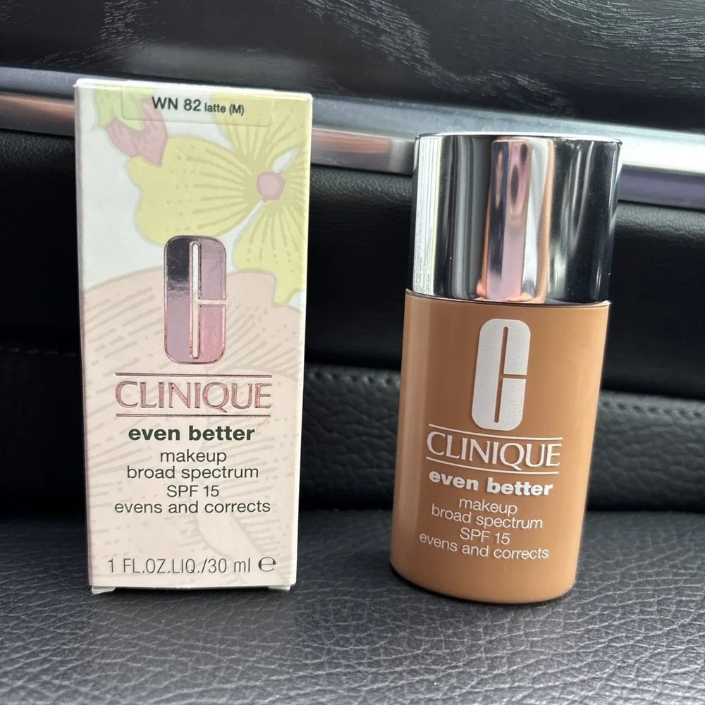 Clinique Even Better Makeup Broad Spectrum SPF 15 - WN 82 Latte M 1 FL.OZ NEW